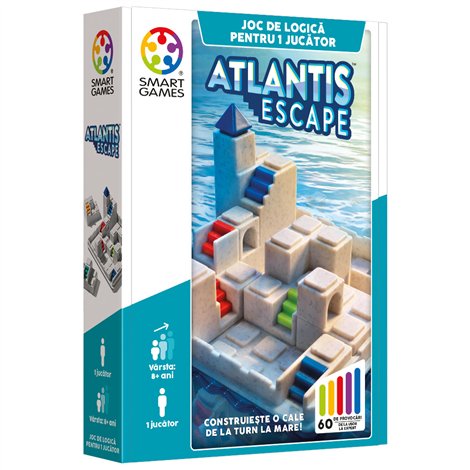 Smart Games Atlantis Escape | Joc Logică 60 Provocări