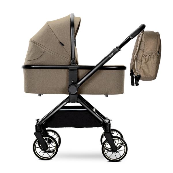 Carucior 2in1 Lorelli Reya Beige | Versatilitate Premium - imagine 2