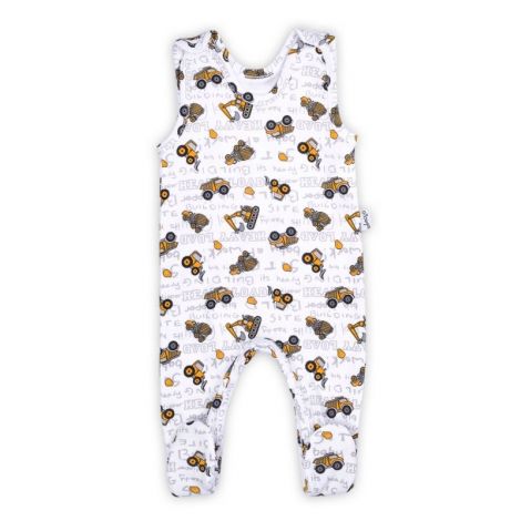Romper Big Trucks Nicol - Bumbac 100% confortabil