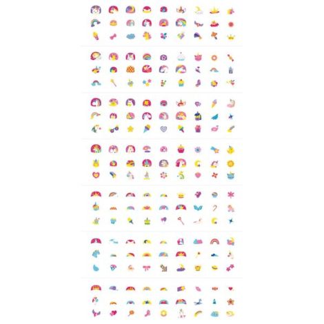 Avenir Stickere Unghii Unicorni - 260+ Autocolante - imagine 6