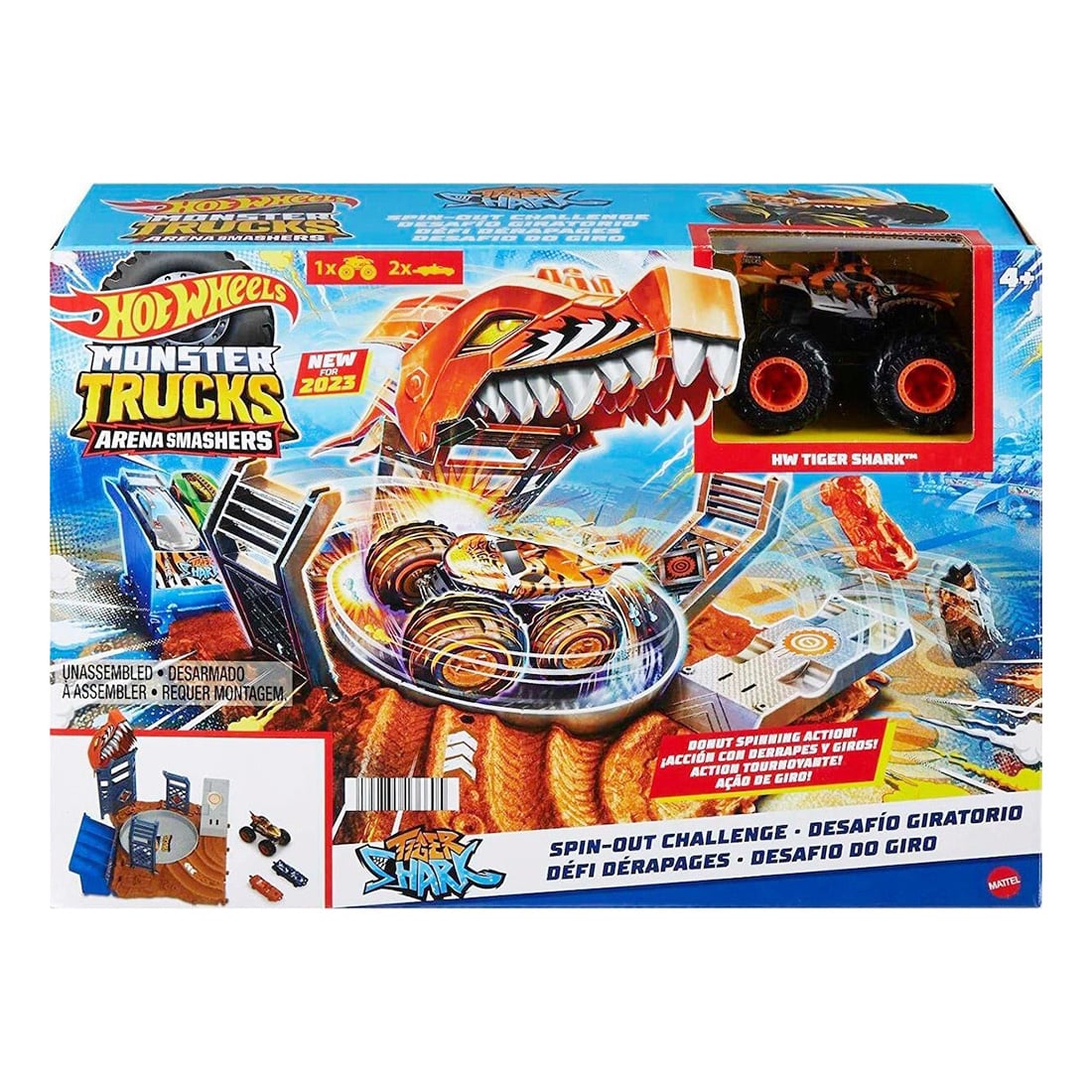 Hot Wheels Arena Smashers Tiger Shark Set de Joacă