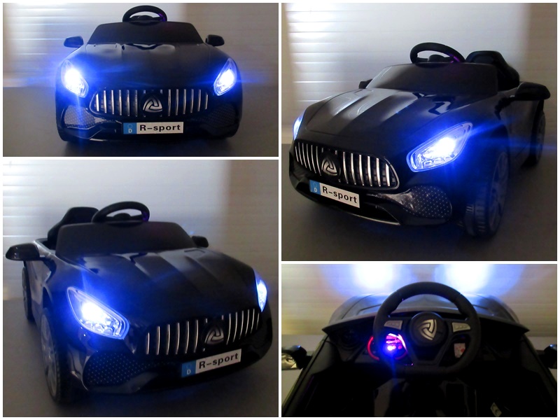 Mașinuță Electrică Cabrio B3 Negru | Autokids.ro - imagine 5