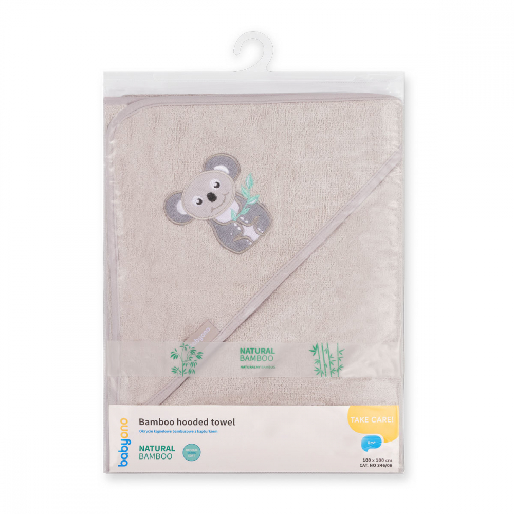 Prosop Bambus Babyono cu Gluga 100x100 cm - imagine 4