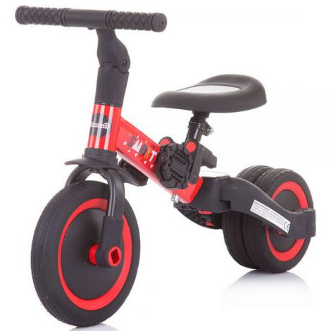 Chipolino Smarty 2in1 Roșu | Tricicletă Transformabilă - imagine 2