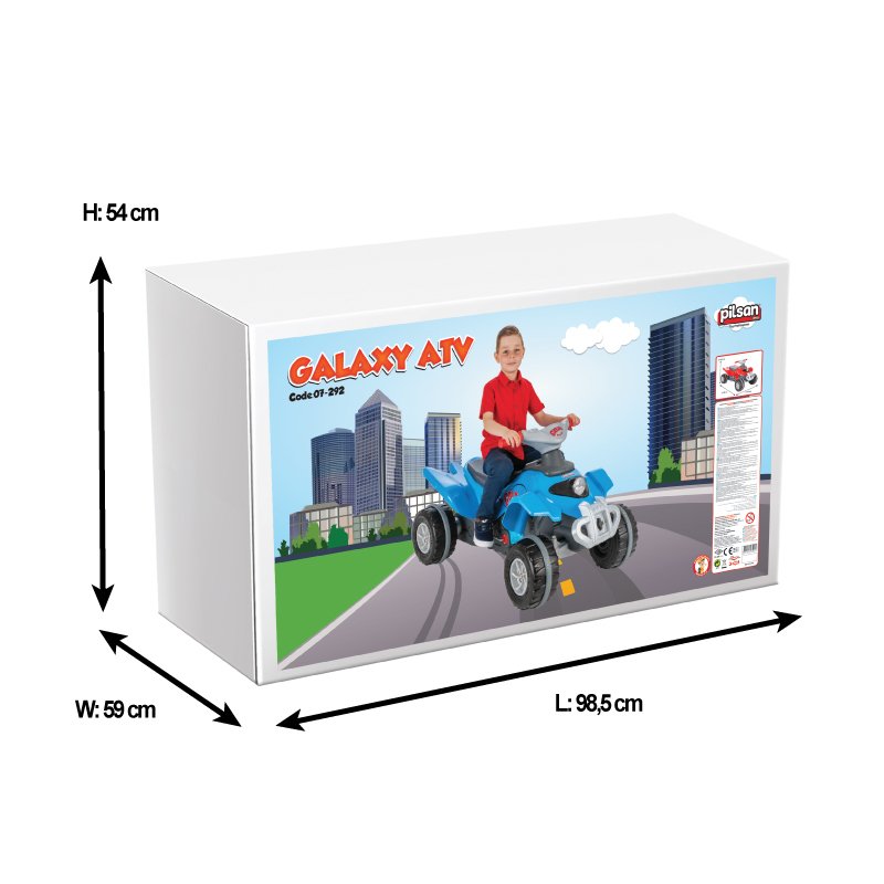 ATV Pilsan Galaxy Blue pentru Copii 3-35kg - imagine 2