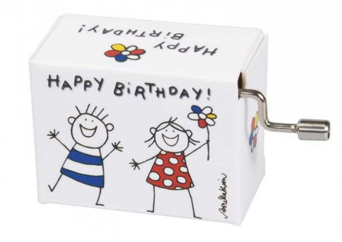 Flasneta Happy Birthday Fridolin, Cutie Muzicală