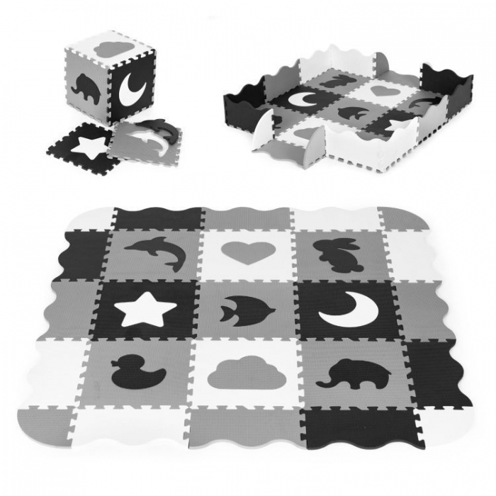 Salteluta joaca Ecotoys Puzzle, 25 elemente, ECOEVA015
