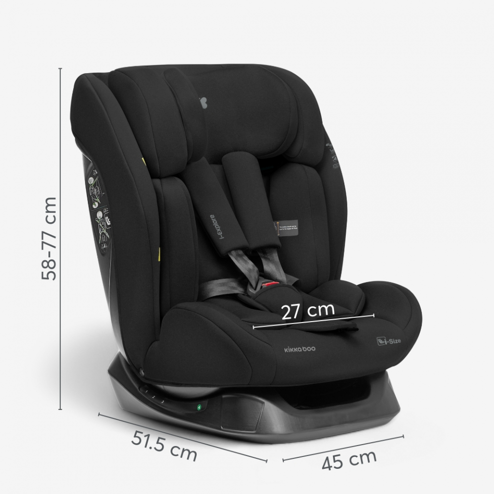 Scaun auto KikkaBoo i-Explore 2 i-SIZE, 40-150 cm - imagine 9