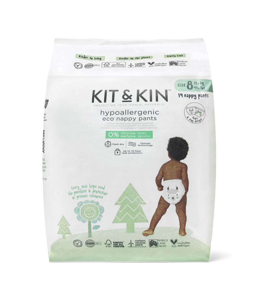 Scutece Hipoalergenice KitKin YP2 Marimea 8, Eco - imagine 4