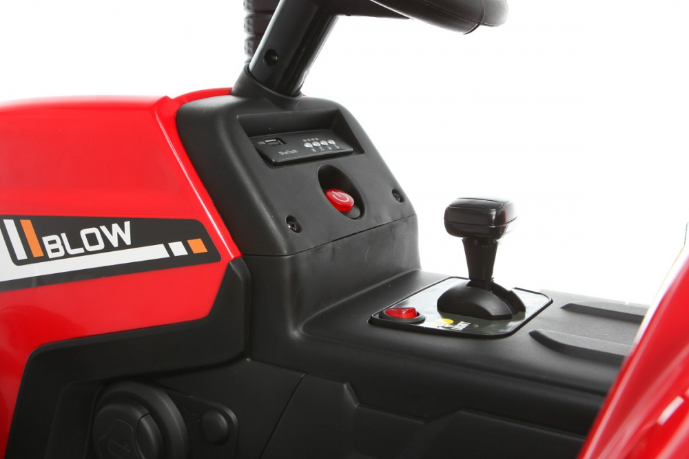 Tractor Electric Nichiduta 12V cu Remorca Red - imagine 7