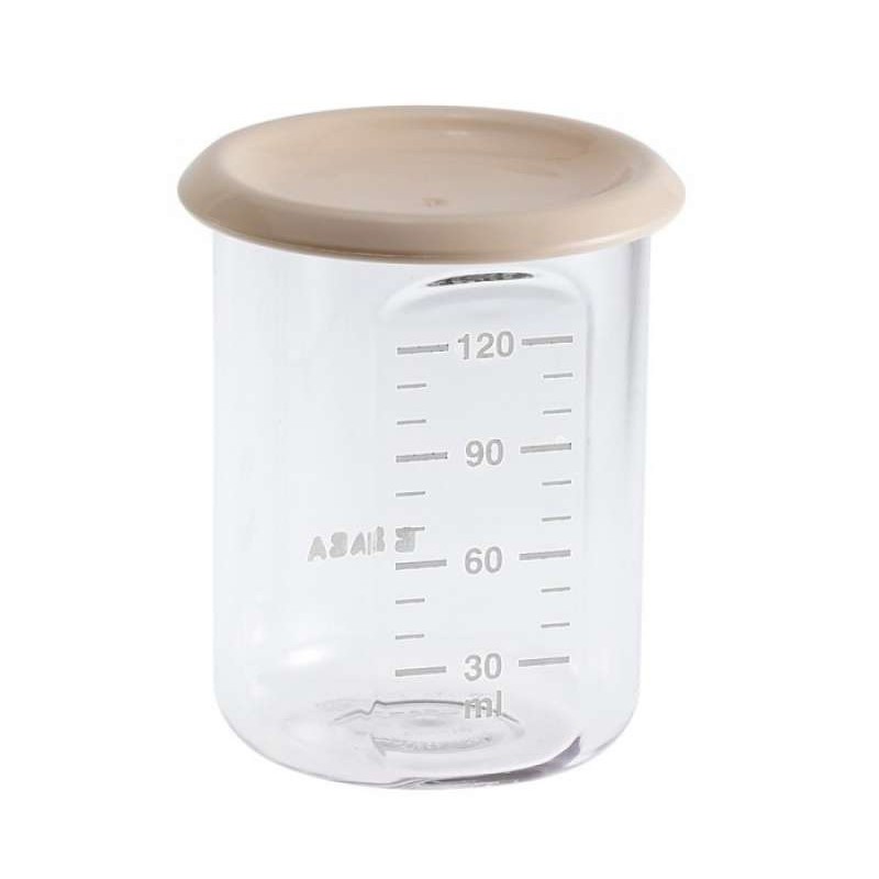 Recipient Ermetic Beaba Tritan 120ml Nude