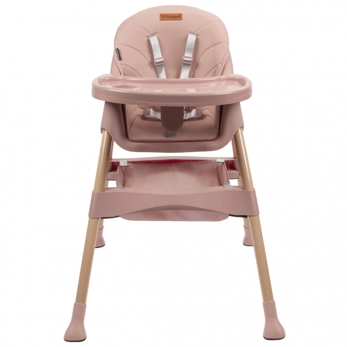 Scaun de masa 2 in 1 Kidwell Karimi roz - imagine 10