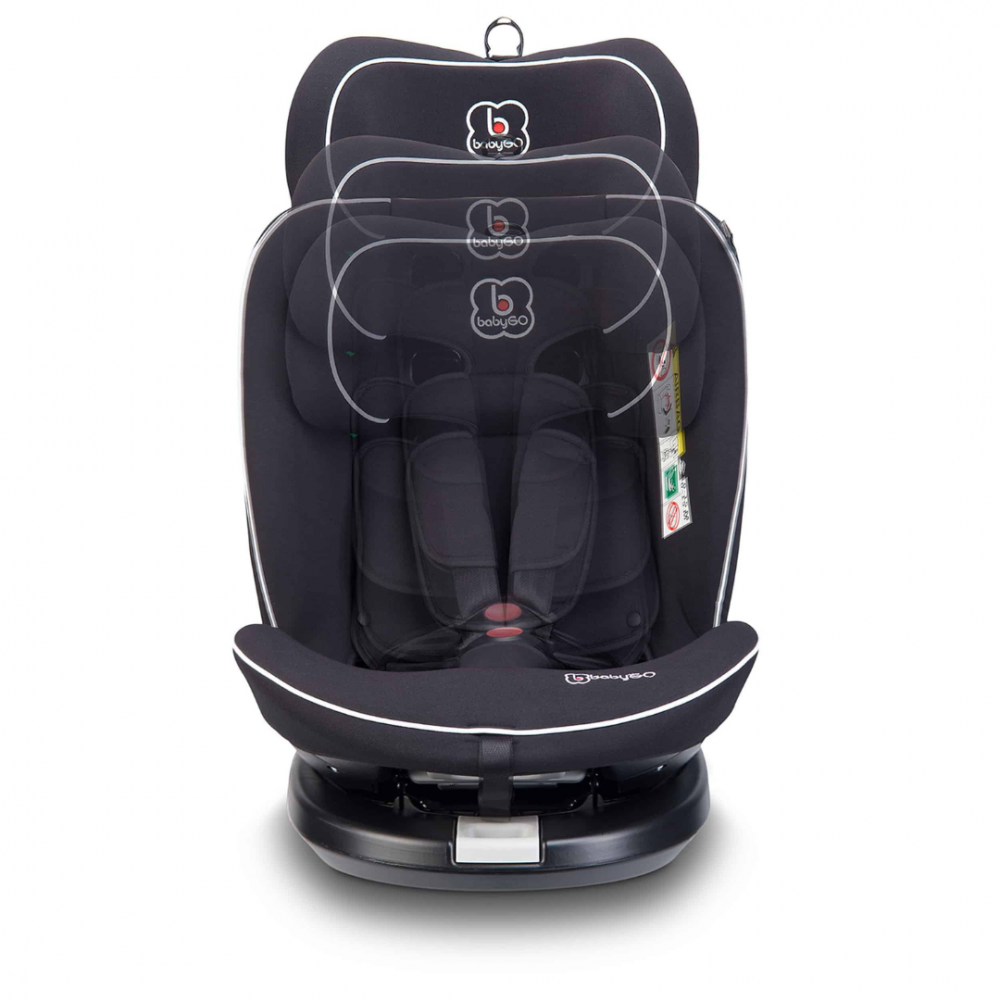 Scaun Auto BabyGo Nova2 R129 Negru 40-150cm - imagine 4