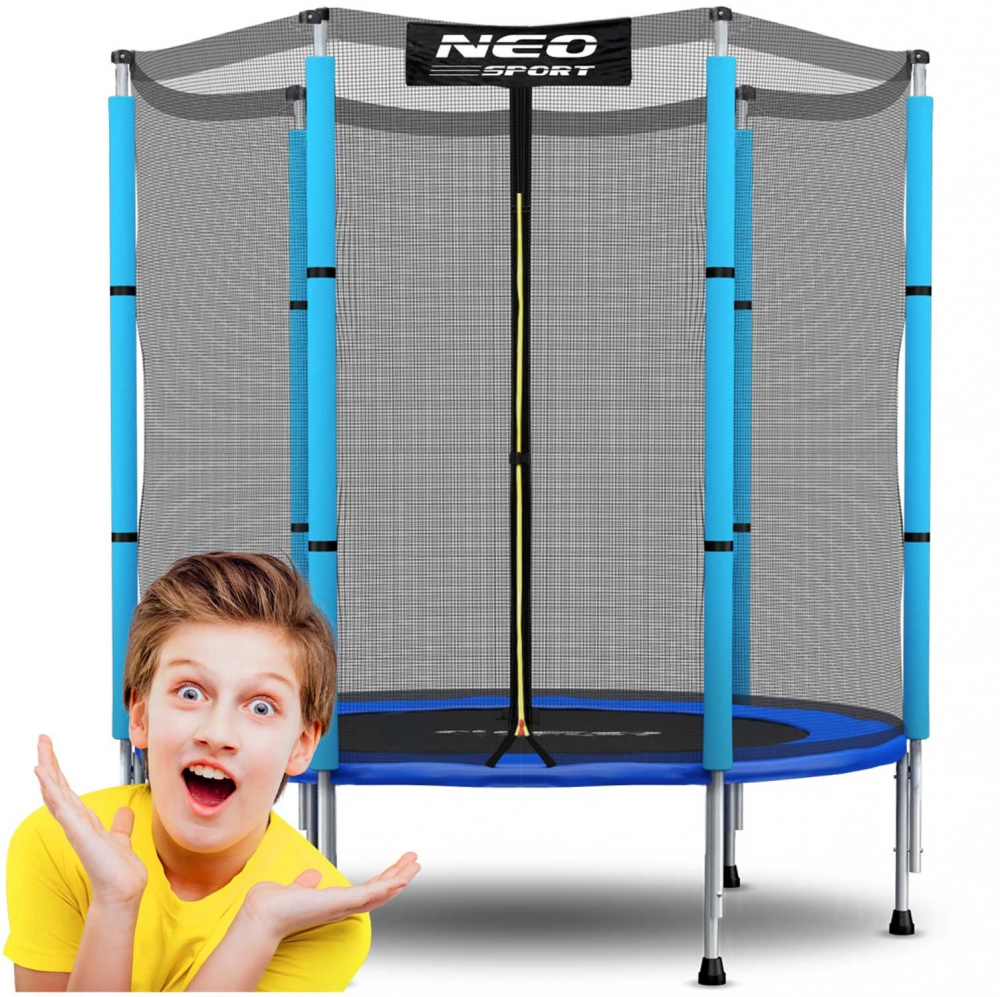 Trambulina Neo-Sport 140 cm, cu Plasa Exterioara - imagine 10