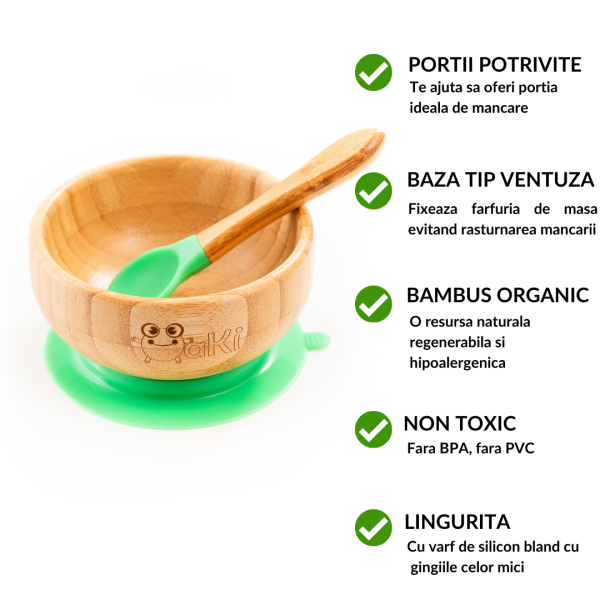 Set Diversificare Bambus Oaki Verde