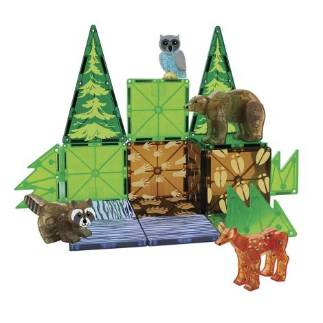Magna-Tiles Forest Animals - Joc Creativ Magnetic - imagine 6