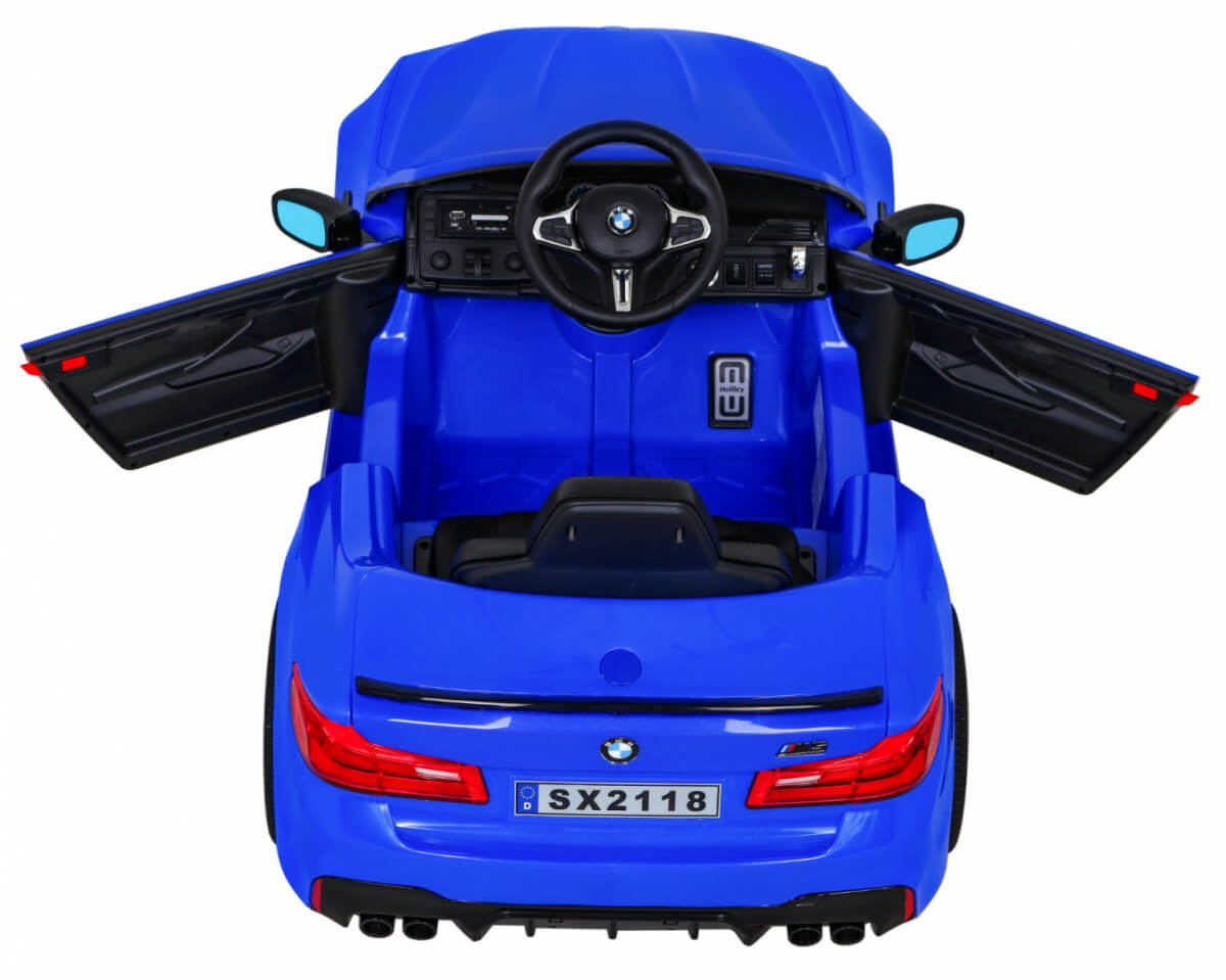 Masinuta Electrica BMW M5 F90 12V Albastru | Autokids - imagine 4