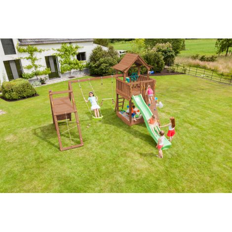 Spatiu de Joaca Pagoda Blue Rabbit cu Catarare - imagine 2
