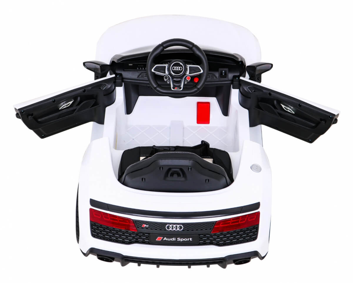 Masinuta Electrica Audi R8 LIFT Alba - imagine 5