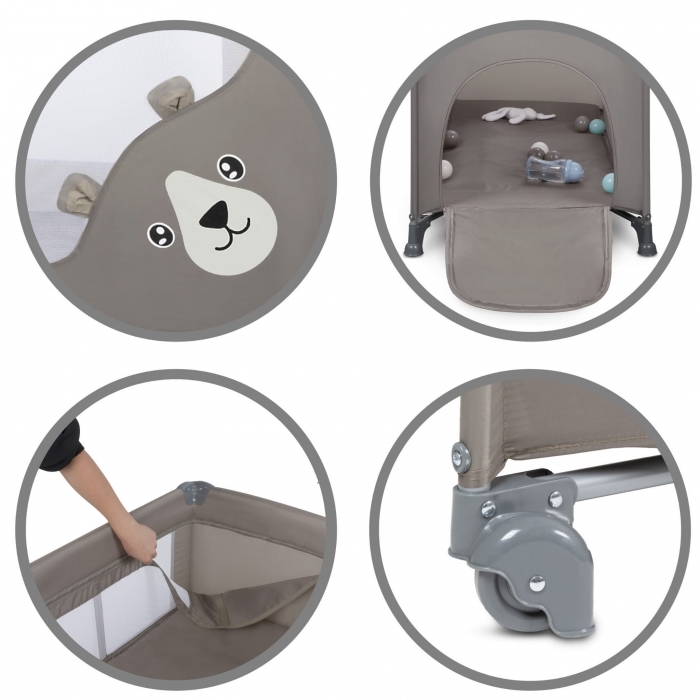 Patut Pliabil Kidwell Blissy Duo - Confort și Siguranță - imagine 6