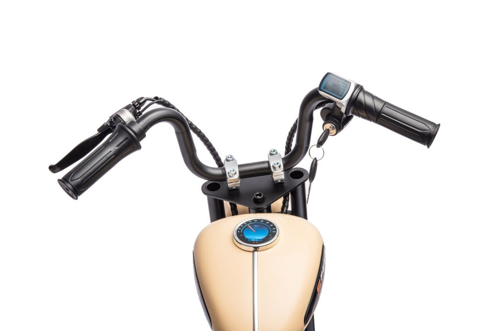 Motocicleta Electrica Leantoys A9902 Kaki - imagine 6