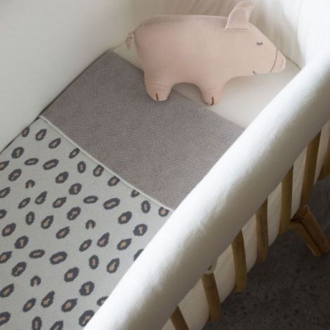 Paturica Childhome Leopard | Ultra-Moale, 100% Bumbac - imagine 2