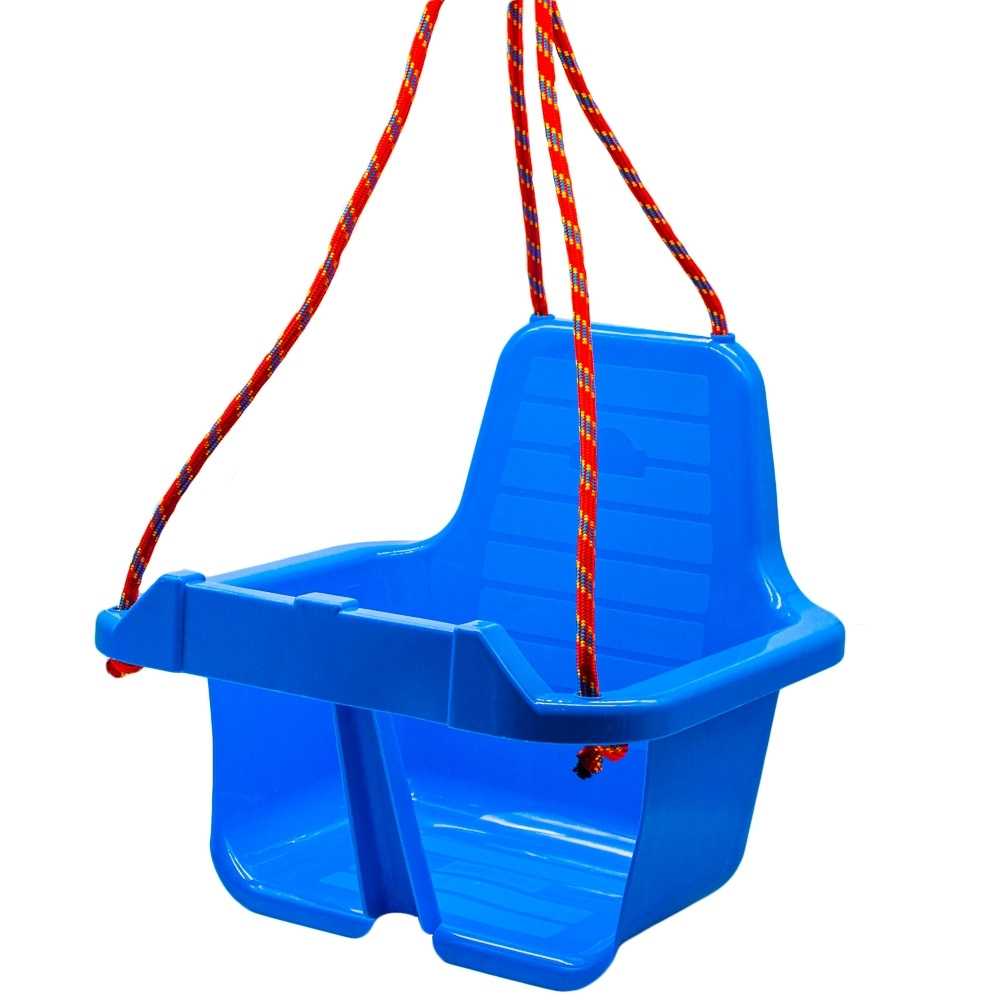 Leagan Roben Toys cu spătar albastru pentru copii