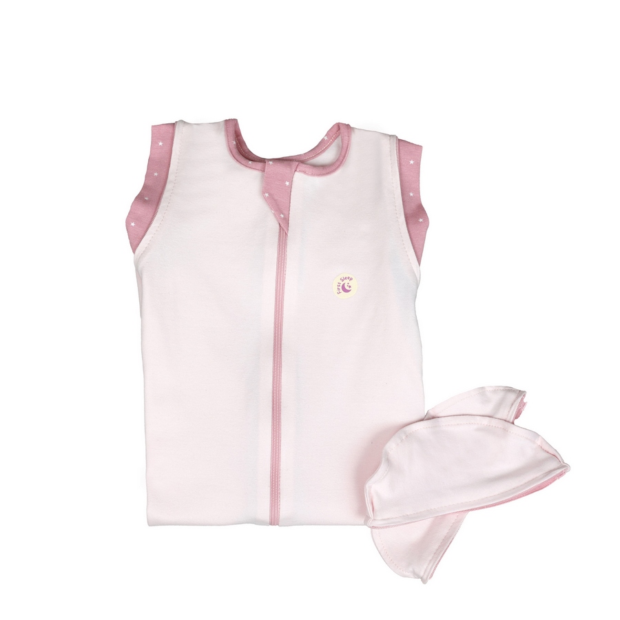 Sac de dormit Swaddle First Sleep Blush Pink 3-6 luni - imagine 2