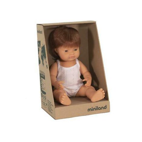 Papusa Educationala Miniland Baietel 38 cm - imagine 2