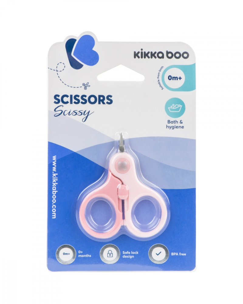 Forfecuta Unghii Bebelusi KikkaBoo Scissy Pink Sigura - imagine 2