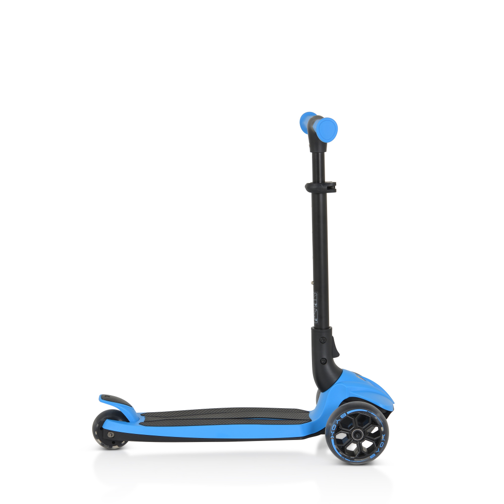 Trotineta Byox Bolt Albastră, Pliabilă, cu LED - imagine 3