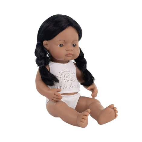 Păpușă Miniland 38cm Nativ Americană Corp Parfumat