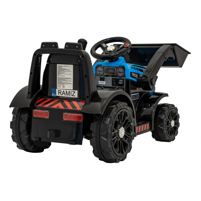 Buldozer Electric Ramiz cu Cupă Mobilă pentru Copii - imagine 2