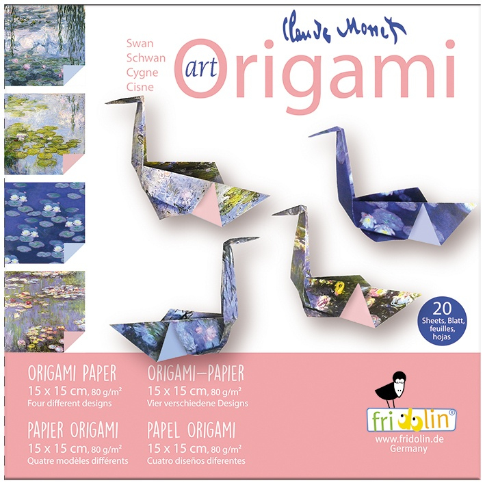 Set Origami Fridolin Design Claude Monet, 20 foi