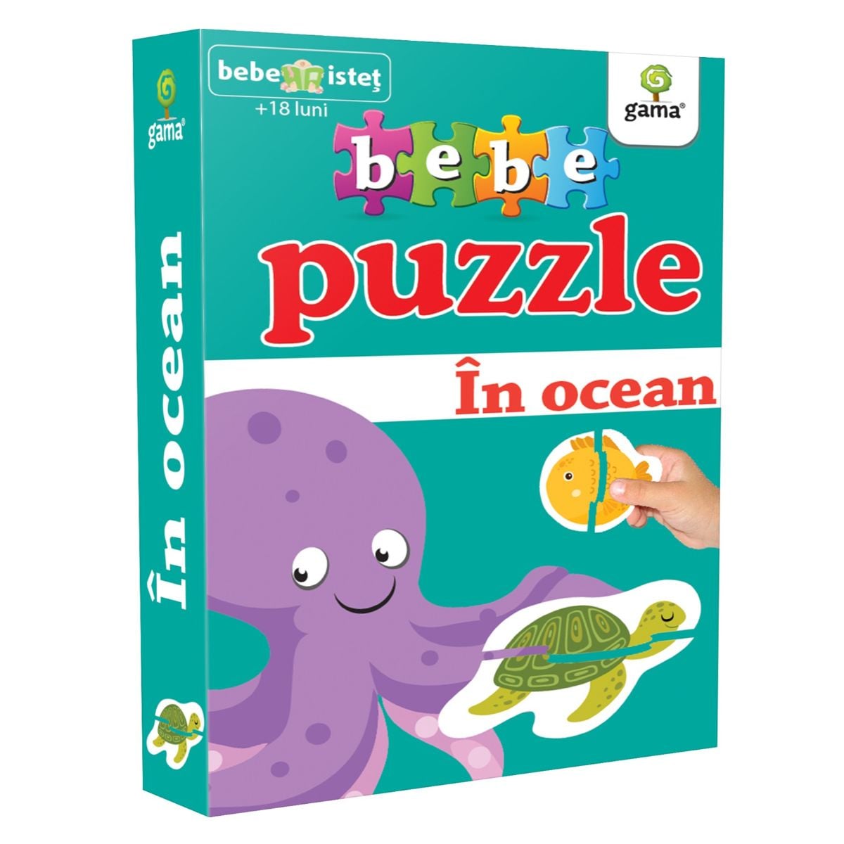 In ocean, Bebe puzzle Gama - Educativ 1-3 ani