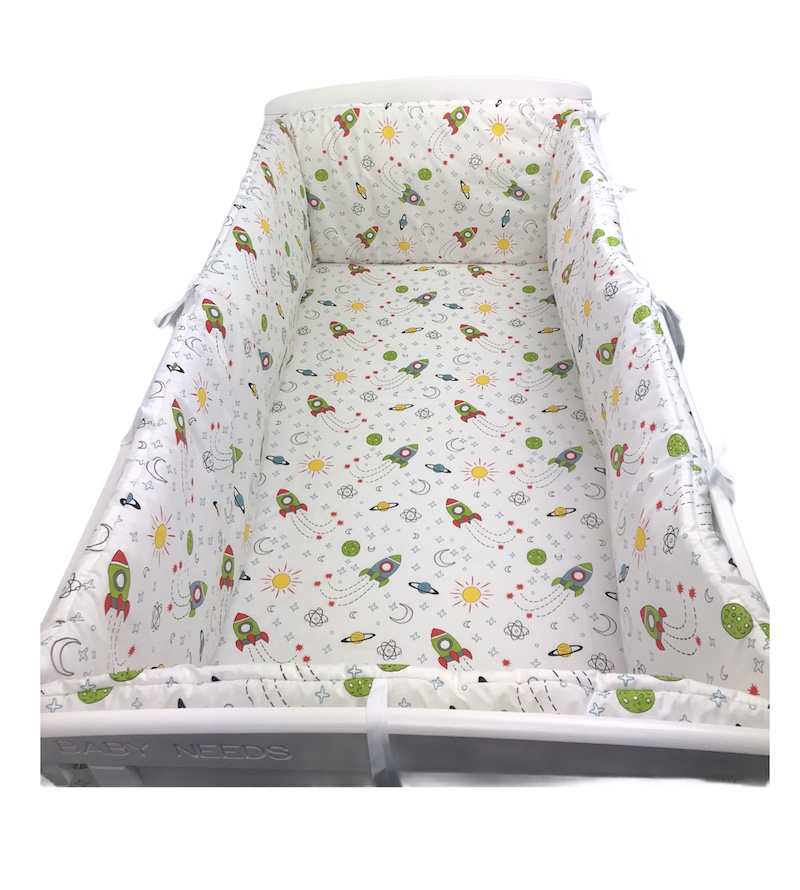 Set Aparatori Pat Bebe DeLuxe Spatiu 140x70