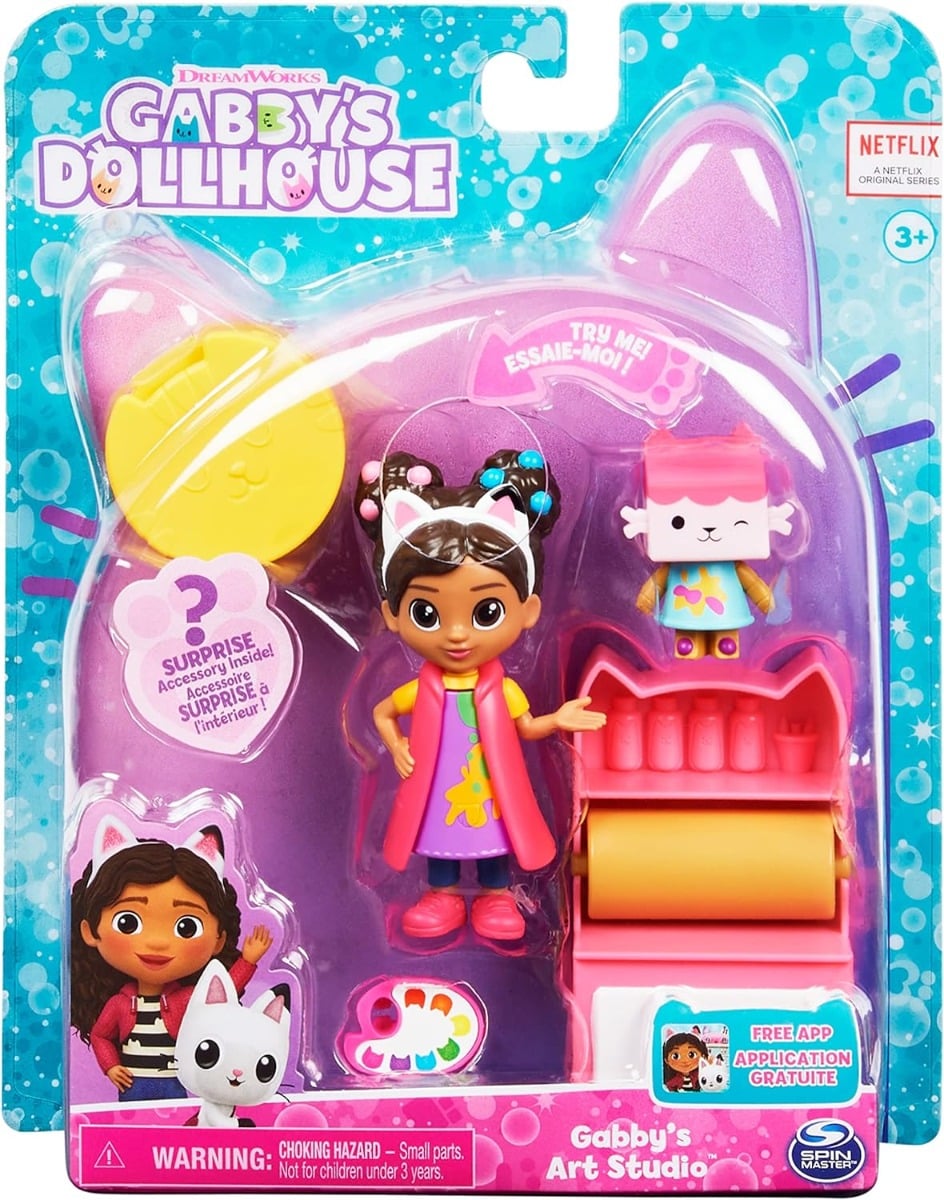 Set joacă Gabby's Dollhouse Art Studio cu păpușă