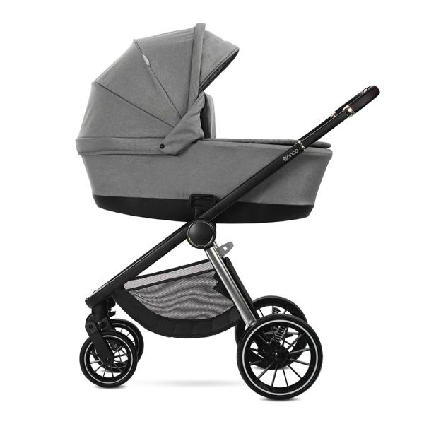 Carucior 2 in 1 Lorelli Bianca Grey - Sistem Complet - imagine 3