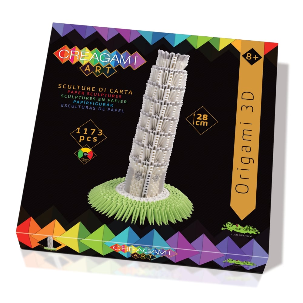 Turnul din Pisa Origami 3D - Creativa Mente, 1173 piese