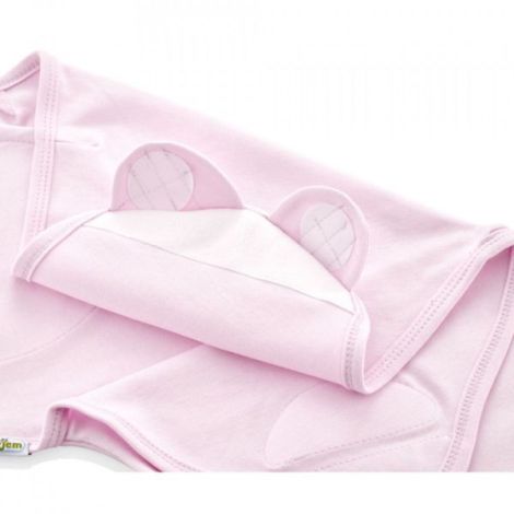 BabyJem Swaddle 0-3luni Somon Bumbac - imagine 10