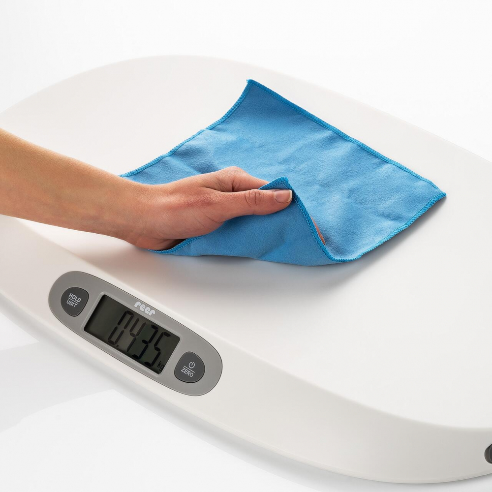 Cântar digital bebeluși Reer 25kg ecran iluminat - imagine 3