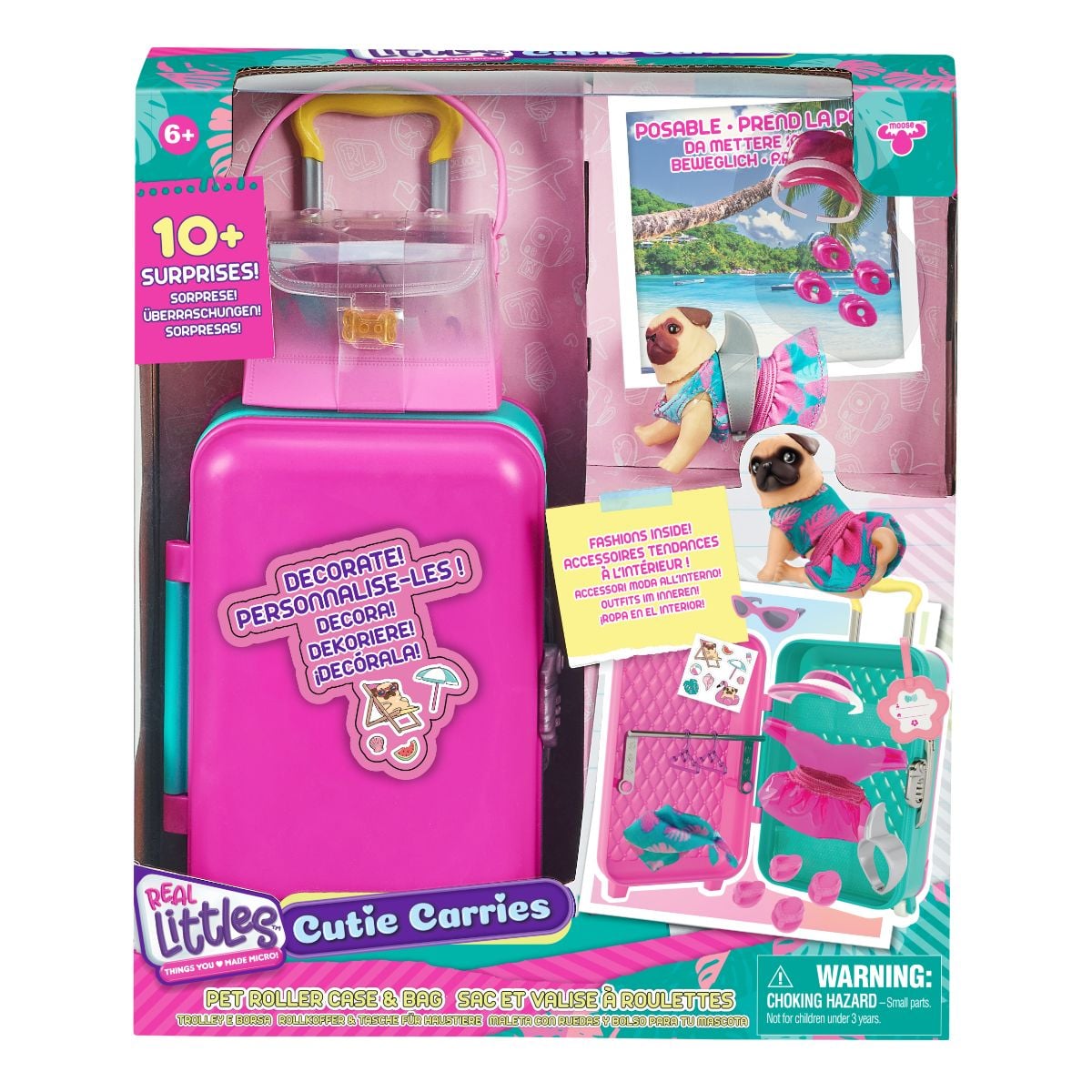Set Mini Valiza si Catelus Real Littles S5