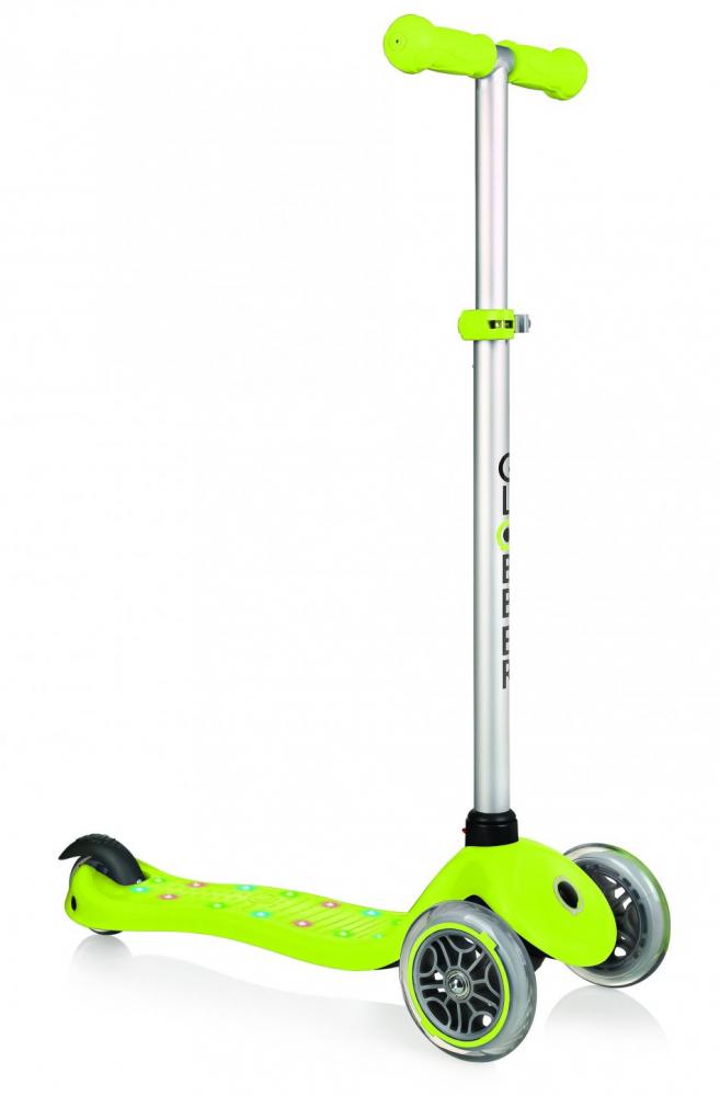 Trotineta Primo Starlight Verde Globber LED 3 Ani+ - imagine 7