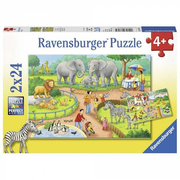 Puzzle Ravensburger Zi la Zoo | Educație și Distracție