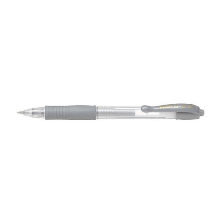 Roller Pilot G-2 Metalic, 0.7 mm, Argintiu