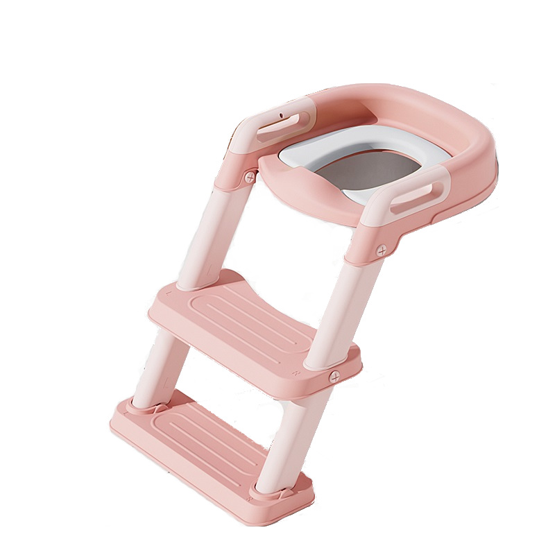 Reductor Toaletă Little Mom Pink Pliabil - imagine 7