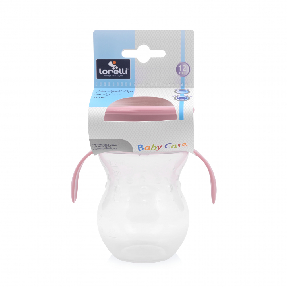 Cana Anti-Varsare Lorelli 360° Pink, 12 luni+ - imagine 2