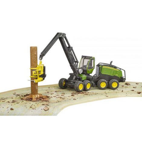 Bruder Tractor Forestier John Deere 1270G - imagine 2