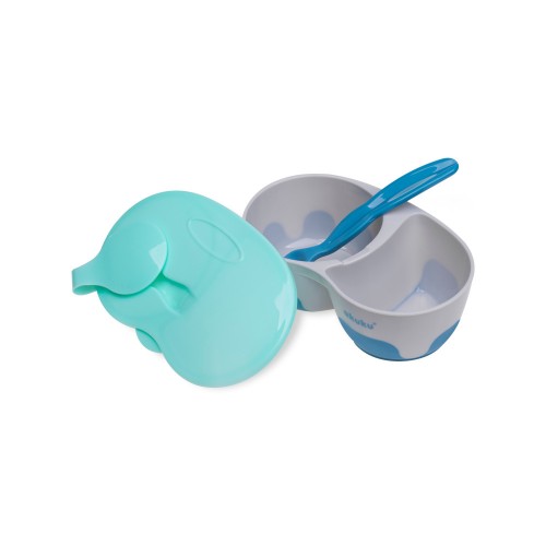 Set castron 2 compart. Akuku, antiderapant - imagine 2