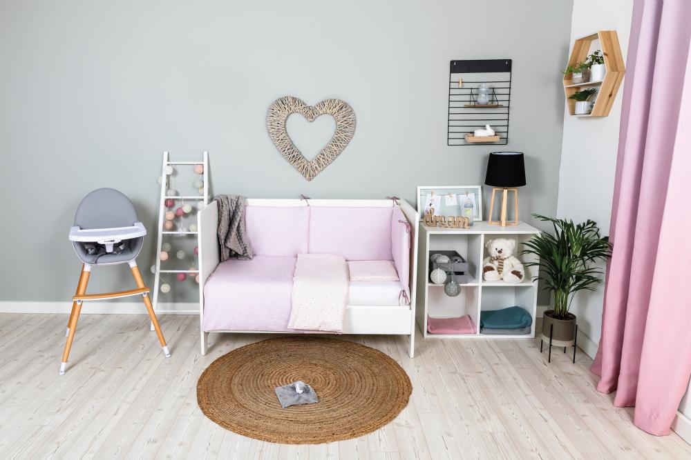 Set Pat Pink Heart Bumbac 3 Piese Bubaba - imagine 3
